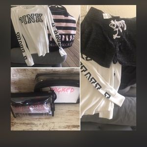 Large Victoria secret tote grab bags NWT